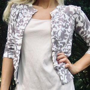 J. Crew Sweaters - “J.Crew” Lavender Purple Pattern Cardigan Sweater J. Crew Sweaters - “J.Crew” Lavender Purple Pattern Cardigan Sweater